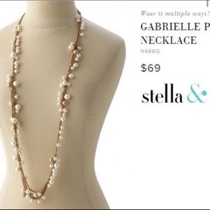 Stella and Dot Gabrielle pearl necklace